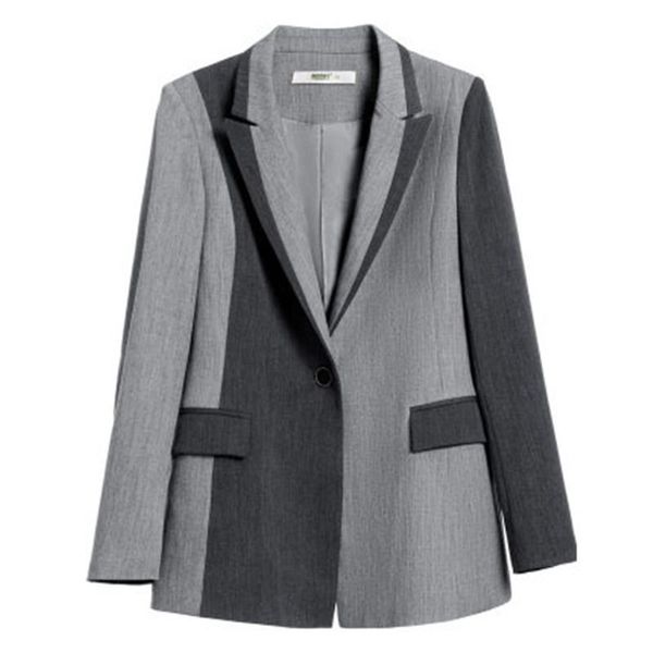 

fashion long-sleeved professional ol suit jacket female korean 2021 spring autumn large size blazers women jackets m543 women's suits &, White;black