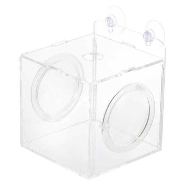 

acrylic aquarium incubator box transparent breeding tank for fish (10cm) aquariums