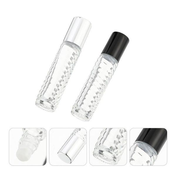 

storage bottles & jars 12pcs 5ml essential oil roll-on sub-packaging empty bottle