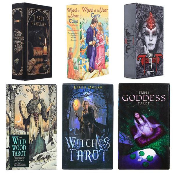 

classic tarots witch rider smith waite shadowscapes wild tarot deck board game cards with colorful box english version gift