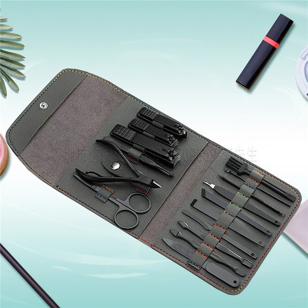 

kit pu skin large capacity pedicure storage bag manicure tool set