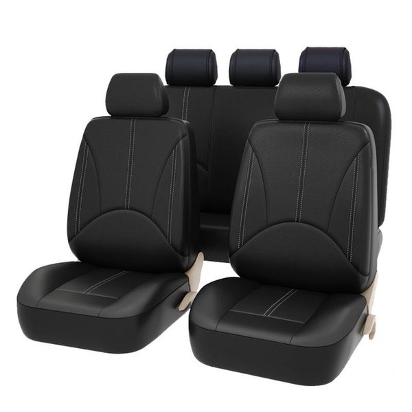

car seat covers 9 pcs universal leather cover cushion