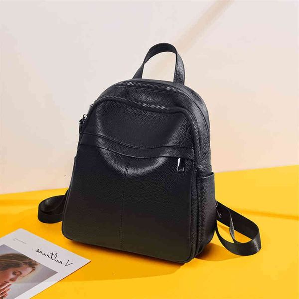 

2021 autumn and winter women's backpack fashion pu leather backpack