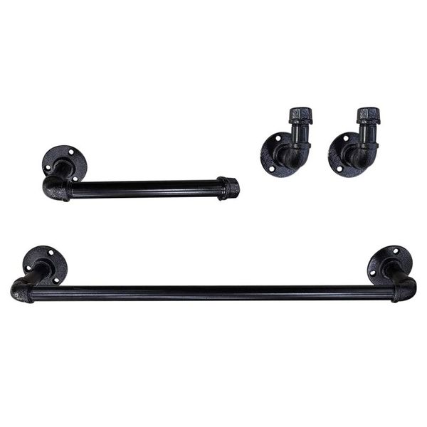 

bath accessory set wall mounted space saving towel bar robe hook bathroom hardware storage durable with screw easy install multifunction