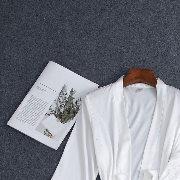 

satin with chest pads womens sleepwears pajamas lace slik sleep lounge 4 pieces sets elegant ladies indoor clothing, Black;red