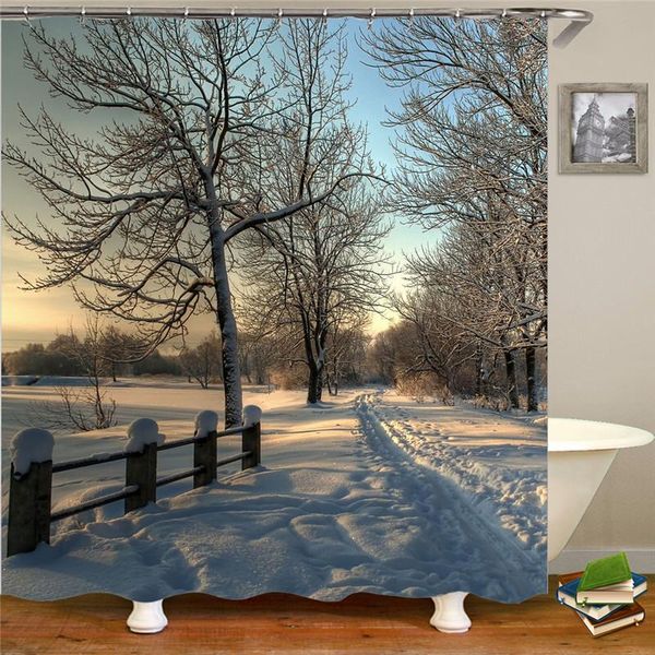 

shower curtain waterproof polyester cloth bathroom screen home decoration curtains