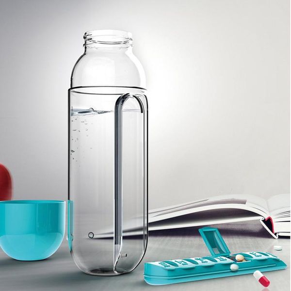 

professional portable plastic water bottle with daily organizer drinking bottles storage & jars