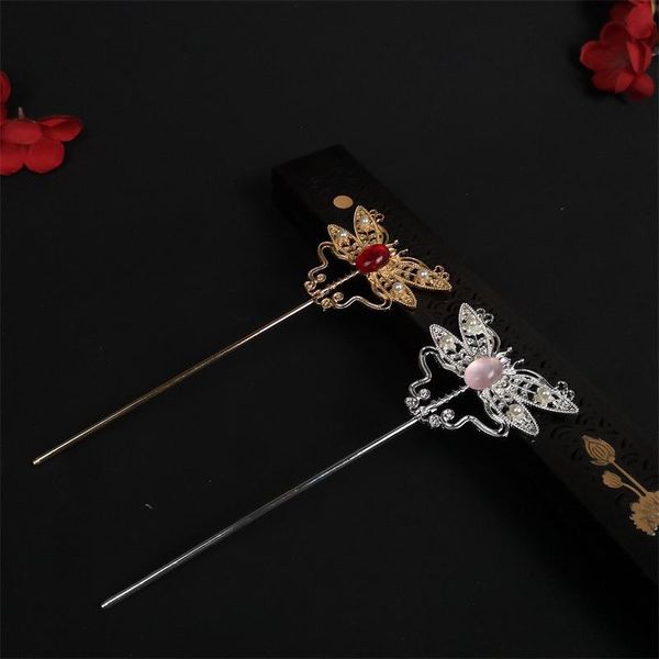

hair clips & barrettes stick chopsticks vintage beautiful pin making accessories for women girl lb, Golden;silver