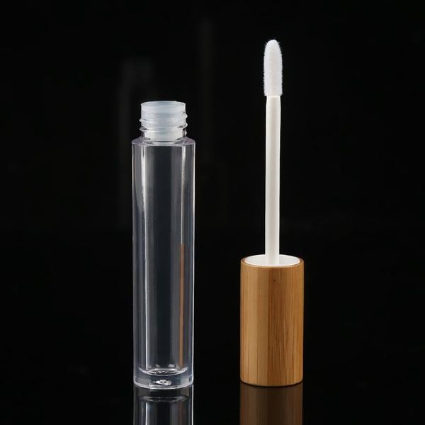 

storage bottles & jars lip gloss containers 5ml /6ml bamboo lipgloss tube engraving logo tubes with wand