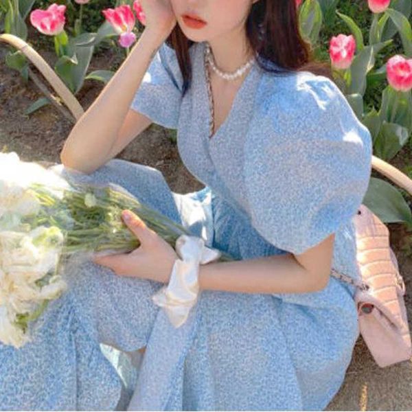 

casual dresses women's summer es short sleeve elegant midi floral females evening korean v-neck design 57cg, Black;gray