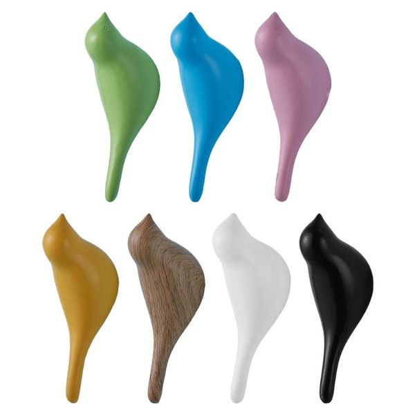 

resin bird hat hooks bag hanger wall mounted for headphones,scarves, belts, & rails