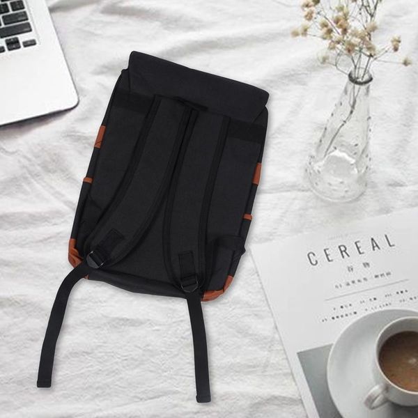 

backpack fashion canvas daily backpacks for laplarge capacity computer bag casual student school packs travel rucksacks black