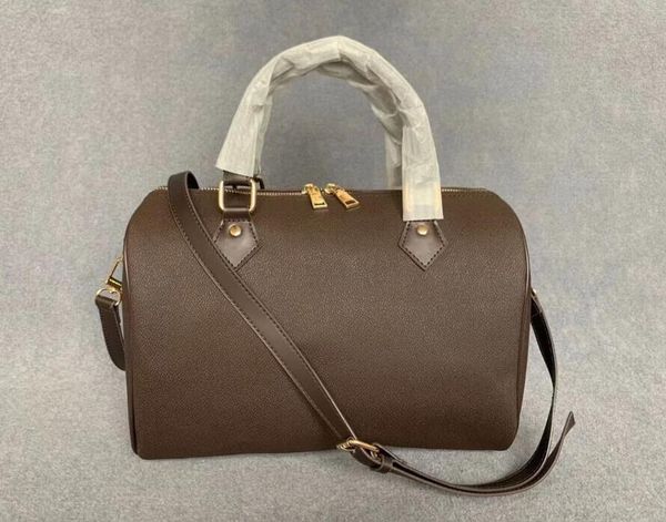 

women 30cm with key locks designers tote duffle bags leather travel handbags messenger crossbody woman shoulders bag purse wallets