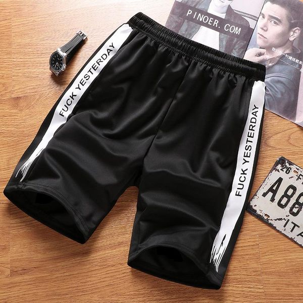 

men's shorts 2021 summer fashion breathable casual streetwear hip hop, White;black