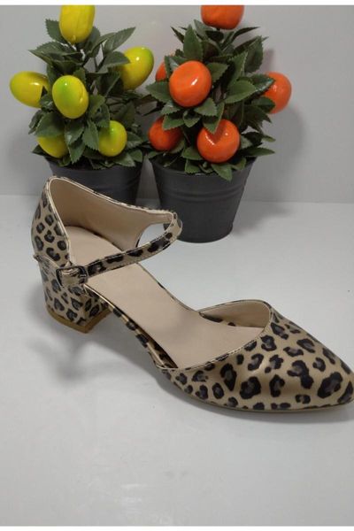 

sandals women's brown leopard pattern sandelet, Black