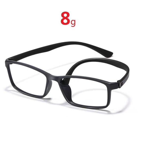 

fashion sunglasses frames vazrobe 8gtr90 eyeglasses frame men women children youth glasses prescription spectacles no screw ultra light for, Black