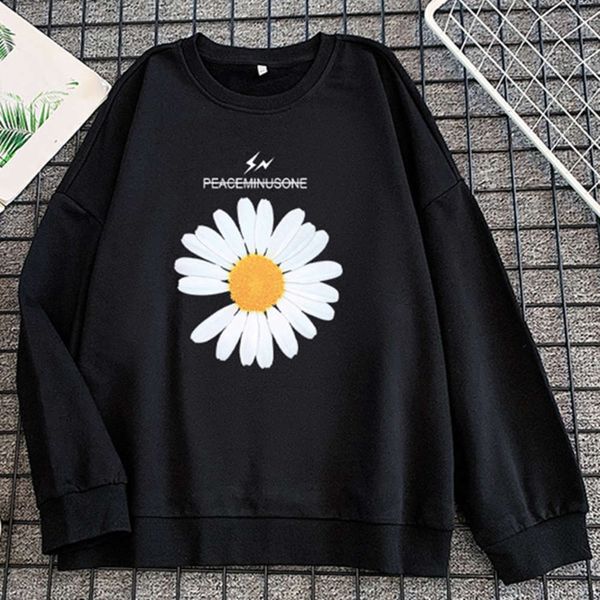 

women's hoodies & sweatshirts daisy sweater early spring and autumn thin korean inschao student loose long sleeve jacket 6ckk, Black