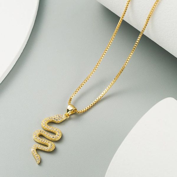 

creative fashion snake necklace pendant necklaces, Silver