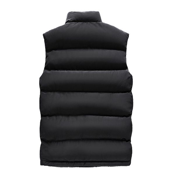 

men's vests fashion vest winter casual sleeveless jacket down windproof warm waistcoat coats plus size m-6xl drop, Black;white