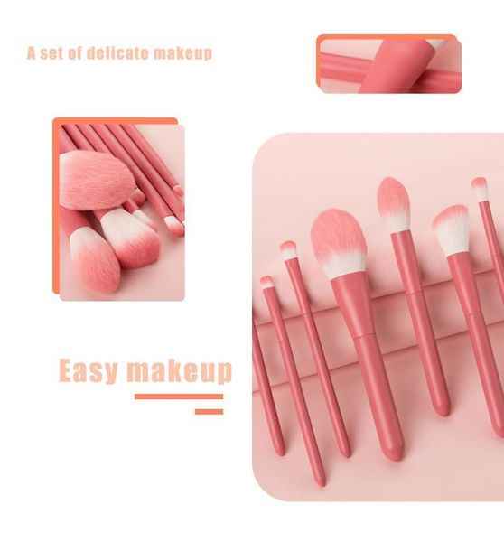 

makeup brushes 8pcs brush beauty tools eye shadow eyebrow blush foundation blending make up