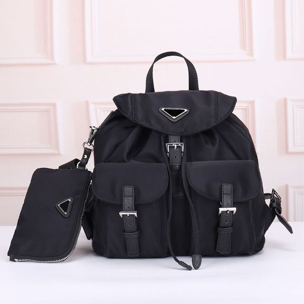 

womens fashion backpack school bags with wallet designer canvas handbag mens shoulder bag classic travel waterproof fabric