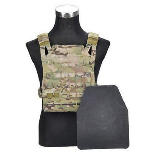 

hunting jackets 2pcs plates outdoor vest inner liner foam board vests eva pad resistant dummy ballistic plate, Camo;black