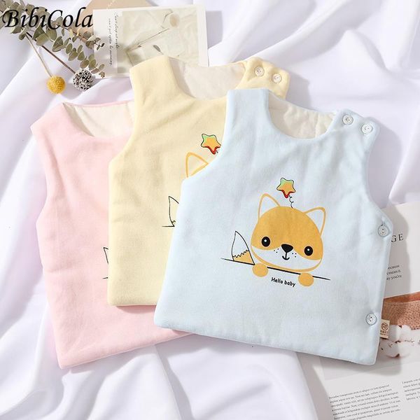 

waistcoat bibicola baby infant toddler vest winter cotton autumn warm girl bot born 3-24 months, Camo