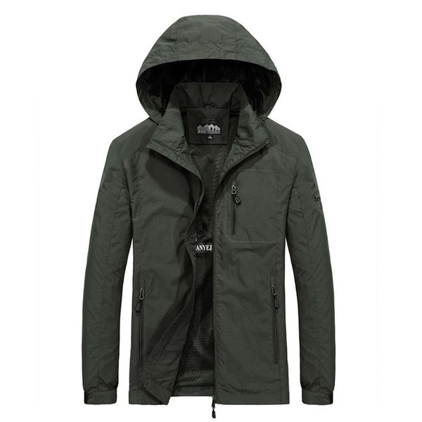 

men's windbreaker jackets waterproof military hooded water proof wind breaker casual coat male clothing autumn men 211015, Black;brown
