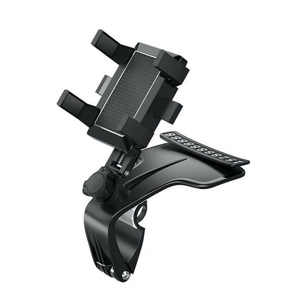

upgraded dashboard car phone holder rear view mirror sun visor gps navigation bracket 1200 degree stand for 3-7 inch cell mounts & holders
