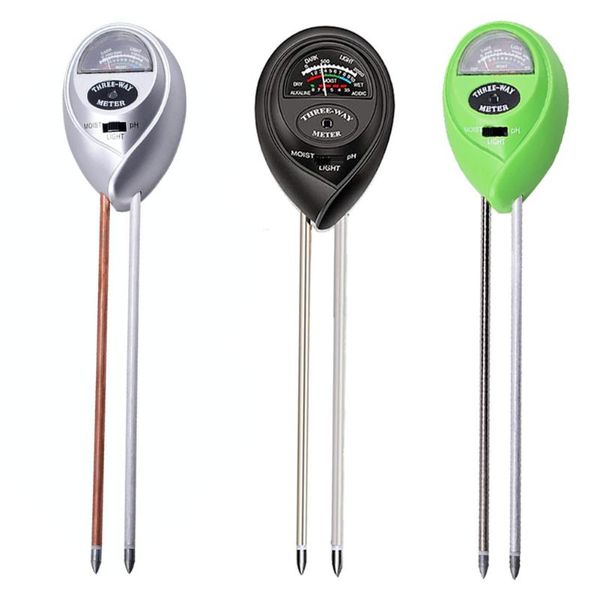 

meters 3-in-1 soil ph moisture meter tester testor gardening measurement tool plants flowers moist acidity