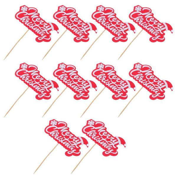 

other festive & party supplies 10pcs christmas themed cake er ornaments creative diy decorations