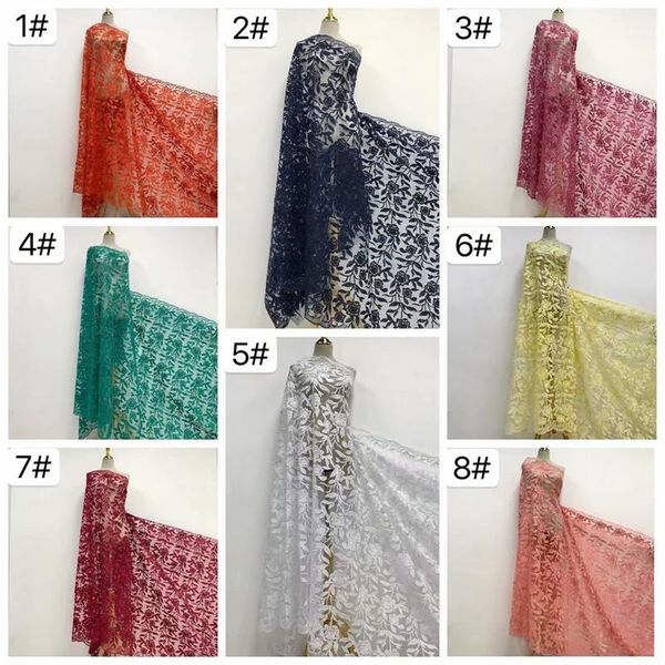 

ribbon french sequins milk silk lace fabric 2021 african tulle nigerian embroidered wedding dress, Pink;blue