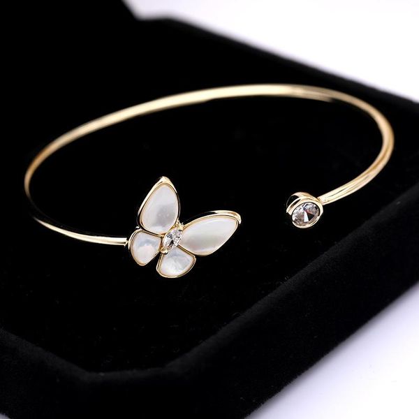 

bangle fashion shell big butterfly for women 2021 style personality bracelets & bangles, Black