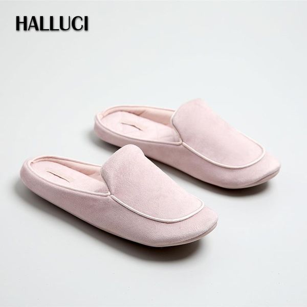 

slippers autumn sweet pink home shoes women fashion soundless office slides non-slip cozy indoor woman sale, Black