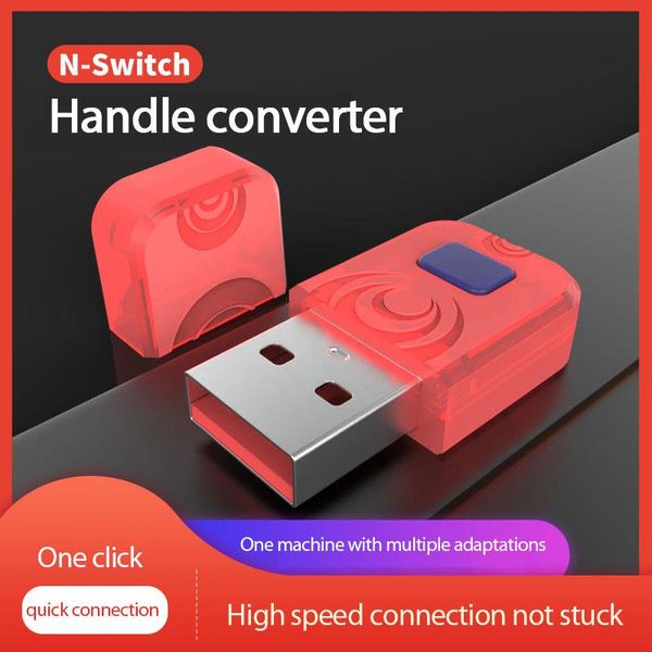 

game controllers & joysticks aolion wireless bluatooth converter for ns gamepad ps5 handle usb no lag adapter work with pc switch lite andro