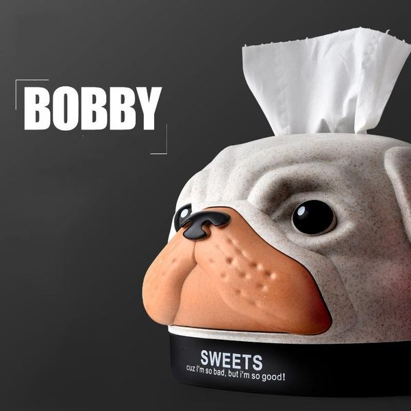 

toilet paper holders cute cartoon bobbi puppy tissue storage box pumping roll creative home decor room