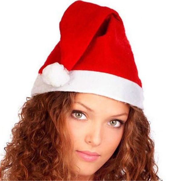 

christmas decorations non-woven fabric hat for party lovely warm gift year cap bonnet noel