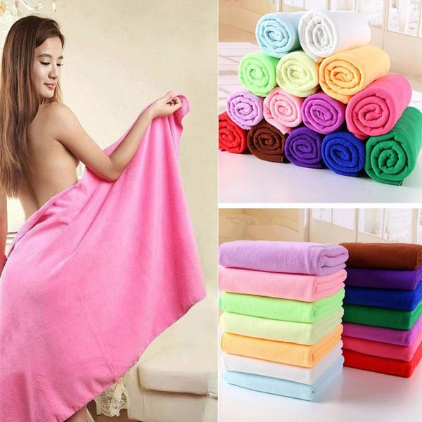 

towel 70 x 140 cm fiber de bambou microfibre rapide douche bath douce super absorbant home textile large thick
