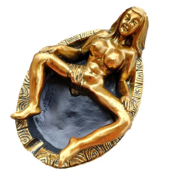 

girl beauty bath ashtray sand creative living room home furnishings decoration birthday gifts funny craft decorative objects & figurines
