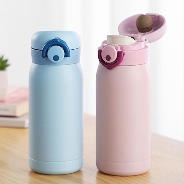 

water bottles mini bouncing cup stainless steel vacuum flask japanese style belly