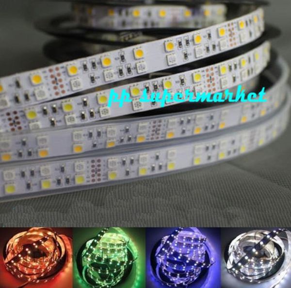 

double row smd 600 rgbw rgbww rgb white flex led strip light 120led/m ip20 / ip66 strips