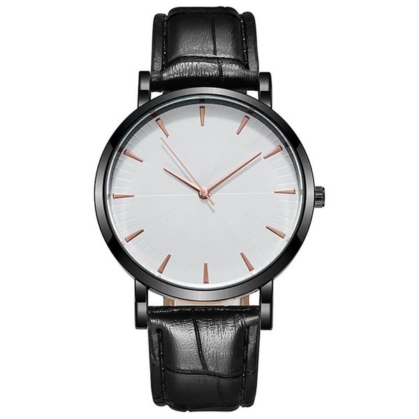 

wristwatches 2021 christmas gift men's casual fashion belt men watches luxury quartz watch business mirror bithday, Slivery;brown