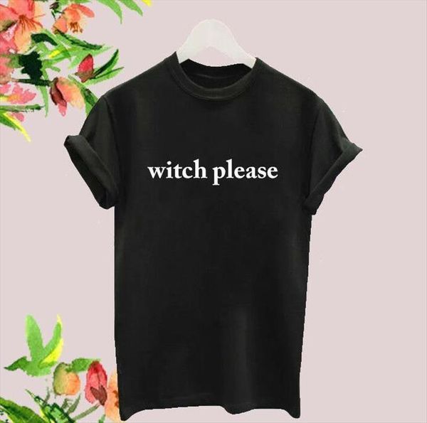 

witch please print cotton women t shirt casual funny yong girl tee hipster drop ship s 392, White