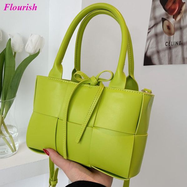

evening bags fashion leather knitting shoulder crossbody for women tote purses and handbags designer sac a main