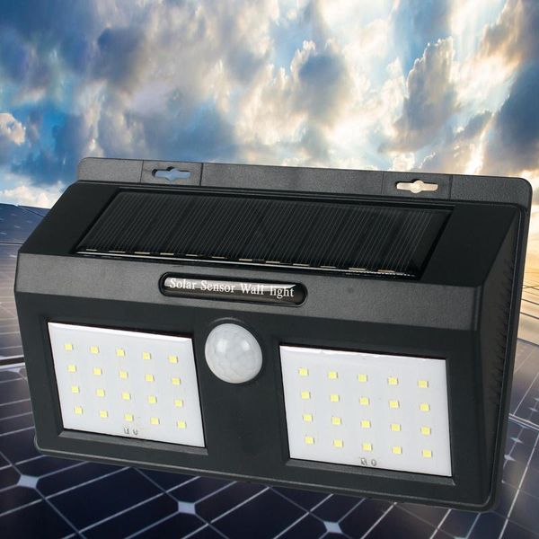 

solar lamps outdoor light 40 leds pir human body motion sensor led garden waterproof