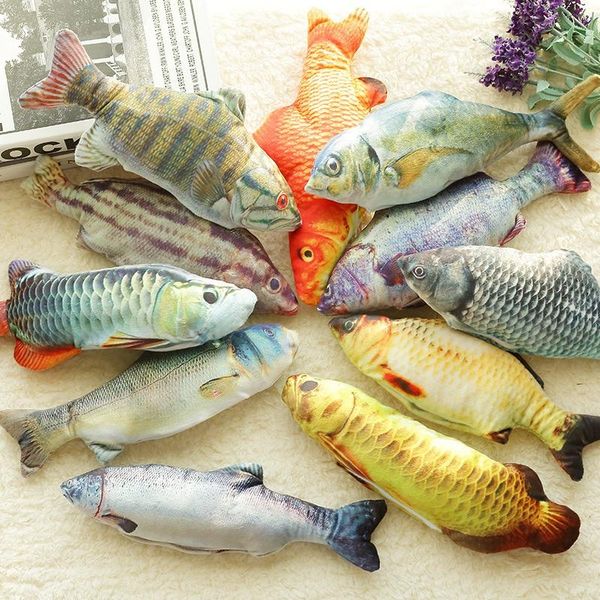 

cat toys electronic pet toy catnip moving fish electric usb charging 3d simulation for dog chewing playing biting