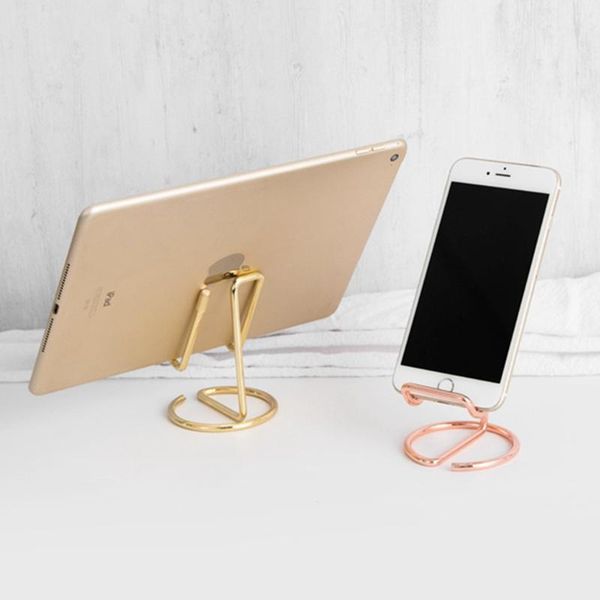 

cell phone mounts & holders 10pcs display tablet pc ipad desk stand support holder live show bracket iron material decoration