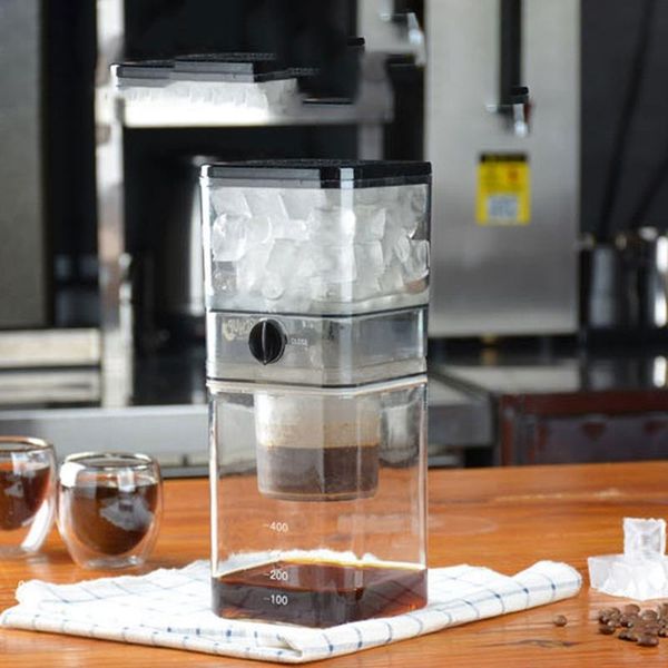 

household iced coffee pot korean style glass ice machine small drip type cold extraction roasters