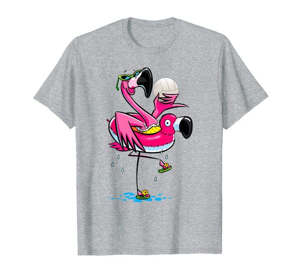 

Flamingo Holding Volleyball Tshirt Volleyball Lover Gifts, Mainly pictures