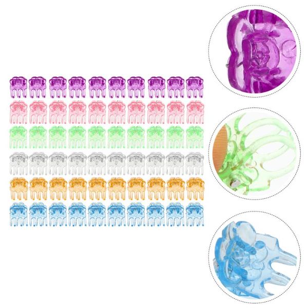 

other garden supplies 120 pcs gardening orchid clips flower shaped plants vines support clamps